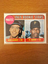 Topps 1969 Rookie Stars #82 Al Oliver Richie Hebner Pittsburgh Pirates RC picture
