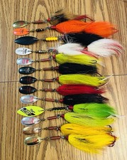 Vintage Mepps  Musky killer Giant Killer Spinner Lure Lot (13) All Magnum picture