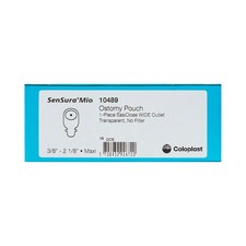 Coloplast 10489 SenSura Mio Ostomy Pouch 3/8 to 2-1/8 Inch Stoma Box of 10 picture