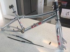 Vintage 1998 GT Bicycles Performer Freestyle BMX 20” Frame (99?) Fork Set Chrome picture