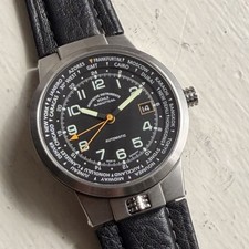 Muhle Glashutte Lufthansa Edition world timer Pilot 3 Automatic GMT watch picture