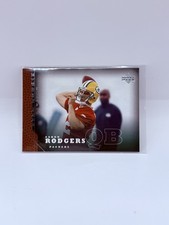 2005 Upper Deck Aaron Rodgers RC Star Rookie Green Bay Packers Card #202 picture