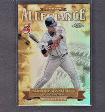 2000 TOPPS CHROME ALLEGIANCE REFRACTOR #TA9 MANNY RAMIREZ INDIANS SP MINT #/100 picture