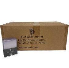 1000 Top Loaders Full Case of Platinum Protectors Premium Toploaders picture