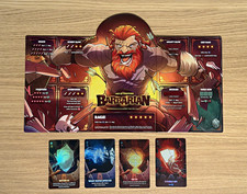 Age of Fortitude - Barbarian Alt. Art Set - 1 Board + 4 Cards (New) Dice Throne picture