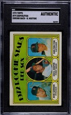 1972 Topps #79 Carlton Fisk SGC Authentic Wrong Back Rare Printing Error Card picture