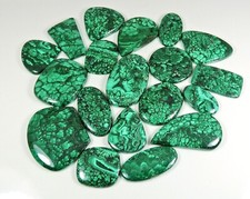 Natural Green Malachite Mix Shape Cabochon Loose Gemstone Wholesale Lot picture