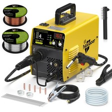 160A MIG Welder 110V 4IN1 Gas/Gasless MIG/Lift TIG/Stick Welder Synergic Control picture