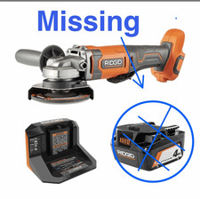 RIDGID 18V Cordless 4-1/2 in. Angle Grinder with Charger picture
