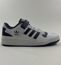 Adidas Originals Forum Low Men 11 White Navy Blue Shoes Sneakers Athletic GY5831 picture