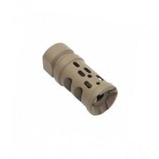V Innovations Cerakote 1/2x28 FDE Compensator Muzzle Brake for 5.56 .223 .22lr picture