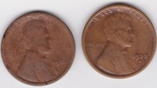 1922 D - 1923 S  Lincoln Wheat Cents, ~ Semi Key Dates ~ Cents have been cleaned picture