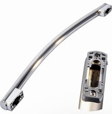 WR12X34310 Stainless Steel Freezer Door Handle - Replacement for GE Refrigera... picture