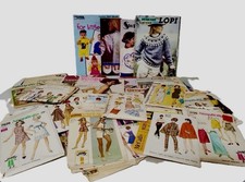 Vintage Simplicity Vogue Butterick McCall's Sewing Patterns Large Lot picture
