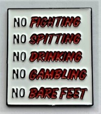 New Caddyshack Bushwood Caddy Rules Golf Ball Marker picture