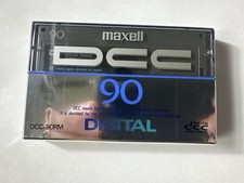 Maxell DCC-90RM Digital Compact Cassette 90 Min Blank Tape Sealed – Rare Vintage picture