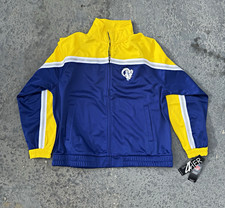 NWT G-III 4Her NFL Los Angeles Rams Full Zip Track Jacket Women's Size XL Blue picture