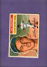 1956 Topps #20B Al Kaline G Good Tigers White Backs ID:80990 picture