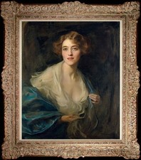 Hand Painted Oil Painting Old Master-Art Antique style female Woman noblewoman picture
