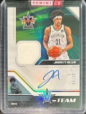 2018-19 Panini Chronicles Jarrett Allen Auto Game Worn Relic /99 Vanguard picture