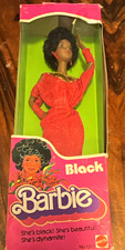 Vintage 1979 First Black Barbie Doll #1293 Mattel Mint New Attached To Cardboard picture