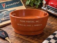 Vintage Fiore Pontiac Dealership Advertising Ashtray Warwick RI Melamine picture