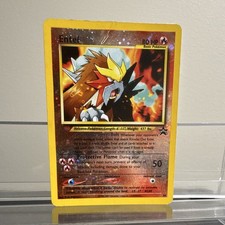 Pokemon TCG Entei 34/53 Wotc Promo Reverse Holo Promo HP/DMG picture