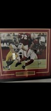 Larry Fitzgerald Signed 16x20 JSA COA With Custom Frame picture