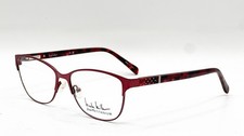 NEW NICOLE MILLER COLUMBUS C03 RED TORTOISE AUTHENTIC EYEGLASSES 55-16 picture