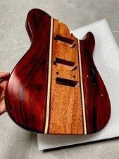 AAAAA Handcrafted  9-Piece Guitar Body Ash & Mahogany Satin Natural Wood Grain picture