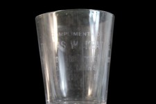 Antique Thomas Keating Liquor Merchant Corry Pennsylvania Whiskey Shot Glass picture