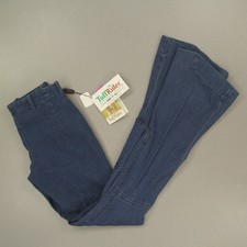 TuffRider Women's Equestrian Flare Bell Bottom Jeans Size 24 Denim Cowgirl NWT picture