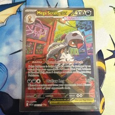 Mega Scrafty EX 285/217 Ascended Heroes Special Illustration Rare Pokemon TCG NM picture
