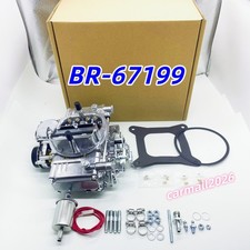 BR-67199 Carburetor and Aluminum Dual Plane Intake Manifold KIT For Chevy SBC picture
