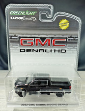 Greenlight 2022 GMC Sierra 2500HD Denali Black 1/64 picture