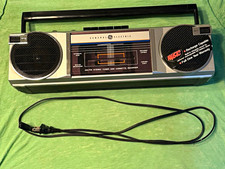 Vintage GE 3-5623A Boombox Stereo Cassette Player Radio CLEAN 1986 Full Function picture