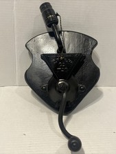 ANTIQUE PECK, STOW & WILCOX (PS & W Co) No 6 CAST IRON WALL MOUNT COFFEE GRINDER picture