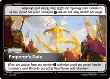 Riftbound: League of Legends Trading Card Game SFD Emperor's Dais (#207/221 NM picture