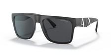 Armani Exchange Man Sunglasses AX4113S 55mm Matte Black -Dark Grey Lens - NEW picture