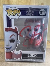 Signed Tim Burton The Nightmare Before Christmas LOCK Funko Pop #1811 w/Coa picture