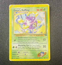 Pokemon Koga's Koffing 48/132 Gym Challenge 1st Ed Regular Unc 50 HP Eng picture