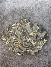 Vtg Jerzees Outdoors Camo Mock Neck Sweatshirt Mens Med RealTree USA 90s picture