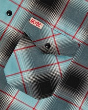 DIXXON Flannel x ACDC AC/DC Dirty Deeds Done Dirt Cheap Sz XL Brand New In Hand picture
