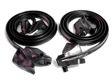 1971-1976 Chevrolet Impala & Caprice 2 door new door weatherstrip seals, pair picture