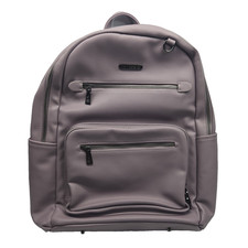 Namaste Makers Vegan Leather Backpack Blush Mauve Knitting Craft Bag w/Key Leash picture