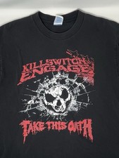 Vintage 2008 Killswitch Engage Take This Oath Tour T Shirt (M/L) See Measurement picture