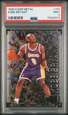 Kobe Bryant 1996 Fleer Metal Rookie RC #181 PSA 9 Los Angeles Lakers picture