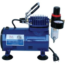 Paasche 1/5 HP Airbrush Compressor w/Regulator, Moisture trap & Auto Shutoff  picture