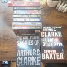 Arthur C. Clarke Sci-Fi Paper/Hardback Book Lot 9 | 3001, Rama Revealed & More picture