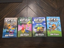 Cat Kid Comic Club 4 Book Hardcover Lot Dav Pilkey Complete Books 1-4 picture